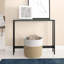 Console étroite et longue avec plateau en miroir Lathem-1252914959-1252914956