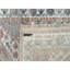 Tapis de couloir nouvel âge en laine 2 pi 7 po x 21 pi 9 po Roseleen