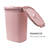  60L Slim Laundry Hamper, Clothes Basket, Lid, Wicker Style, Plastic-73408768