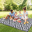 Tapis de paille en plastique à motif géométrique pour l'extérieur-1287474671