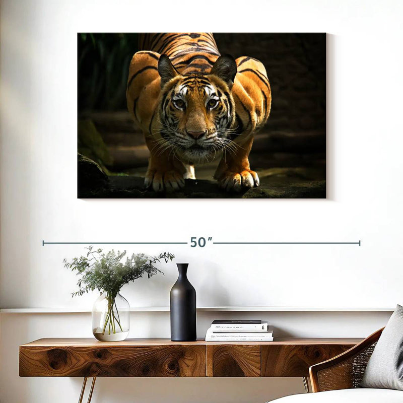 Brampt Fearless Tiger, 26" H x 39" W
