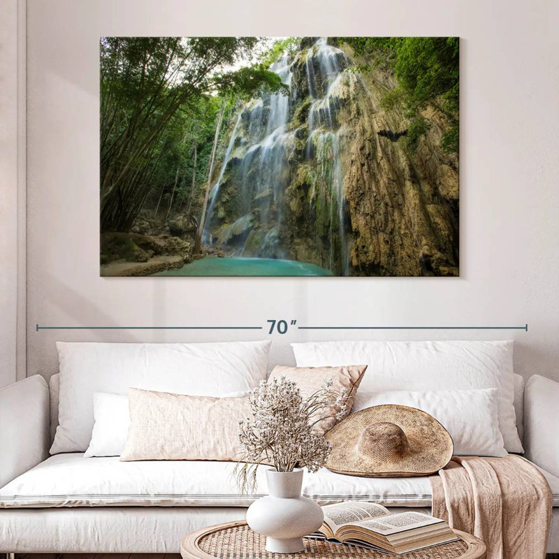 Cascade d'Alvord à Cebu, H 34 po x l 51 po