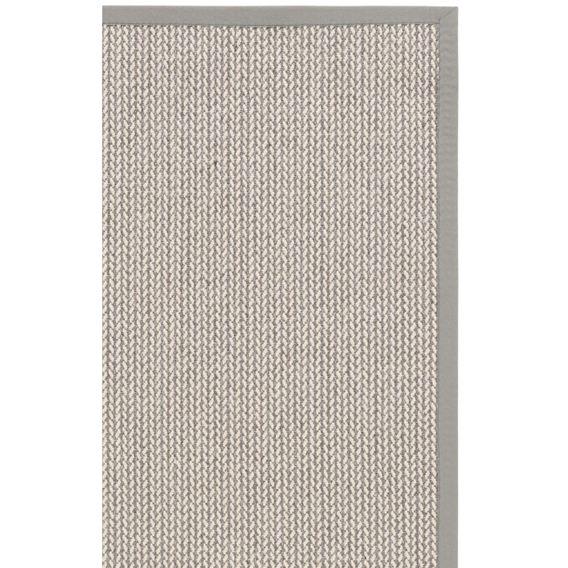 Tapis en laine et en sisal de couleur naturelle Glyndon, Tapis de couloir 2 pi 6 po x 8 pi