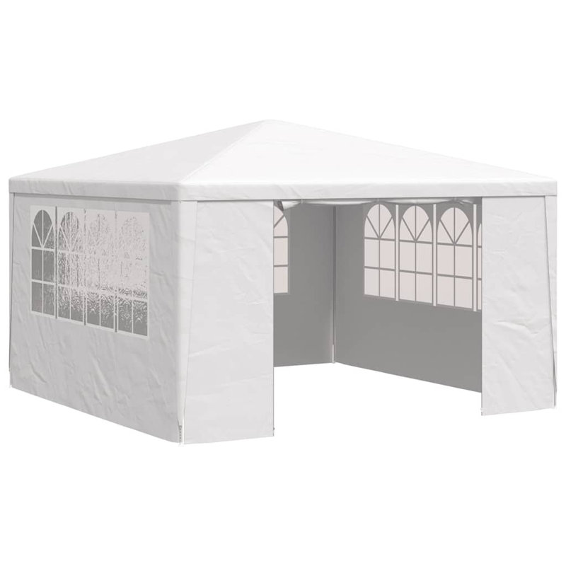 Party Tent White Polyethylene 13.1 x 13.1 ft Outdoor Event Canopy, White