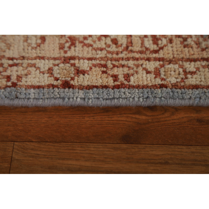 One-of-a-Kind Rectangle 3'0" x 4'0" New Age Rectangle Wool Area Rug in Beige and Blue
