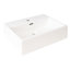 Meuble-lavabo compact avec lavabo en céramique et rangement abondant pour les petits espaces-109063824