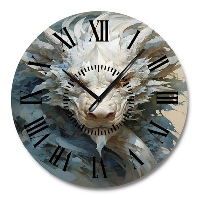 Dragon S Enchanted Realm II - Dragons Black Face Wall Clock