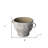 7" Brown Abstract Cylinder Ceramic Table Vase-1165169502