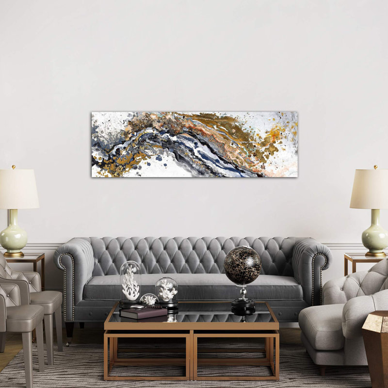 Turbulence by Patricia Pinto - Wrapped Canvas Panoramic Print, 152.4 cm H x 50.8 cm W x 3.175 cm D