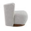 Fauteuil d'appoint en tweed Lisa