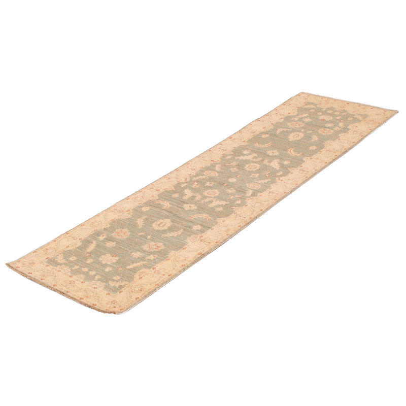 Tapis vert clair Chobi Finest 2 pi 9 po x 9 pi 10 po