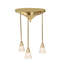 Amiley 3 - Light Gold Cluster Pendant