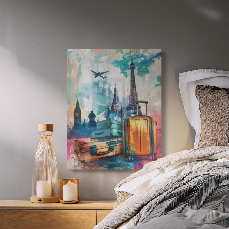 1 Piece Wrapped Canvas Wall Art Set, 60.96 cm H x 50.8 cm W