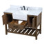 Meuble-lavabo simple 48 po avec dosseret Pelaghia-57367805