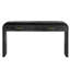 Console pour divers usages noir antique avec rangement de tiroir et structure stable