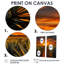 «Orange teint», art mexicain vert Téquila Sunrise - art mexicain encadré, ensemble d'art mural orange-614112960-614112988-614112990