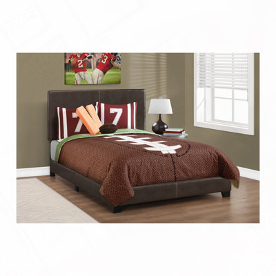 Faux Leather Upholstered Platform Bed
