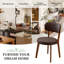 Chaise d'appoint de cuisine rembourrée Mid-Century-1076407096