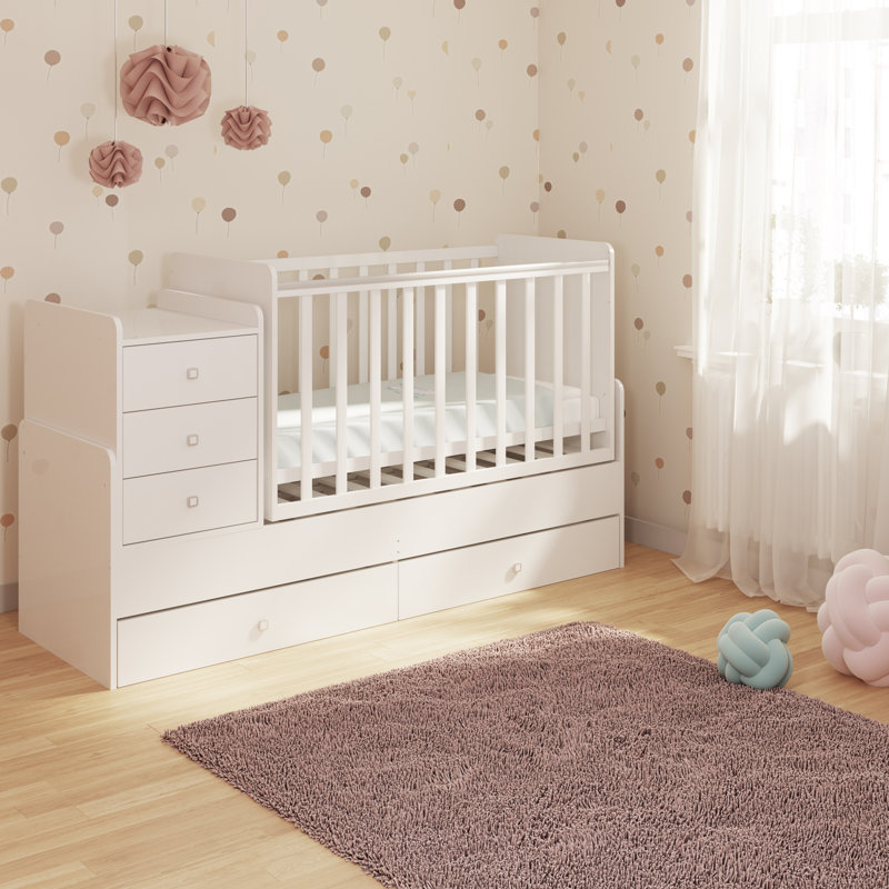 Damari Cot Bed, White