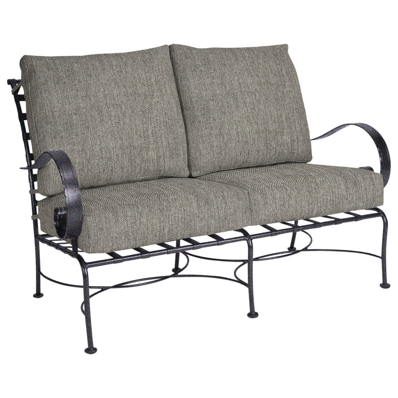 Classico Outdoor 2 - Seat Loveseat, Graphite, Harris Stone