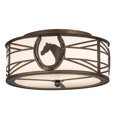 Rustic Lodge 2 - Light Flush Mount