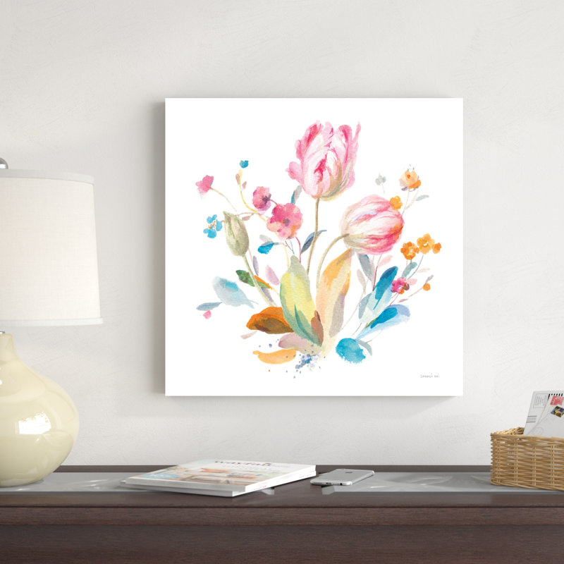 Tulipes printanières I, H 20 po x l 20 po x P 1,25 po