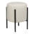 Collison 18.5" Modern Minimalist Round Backless Metal/Bouclé Cushioned Vanity Stool-780988473