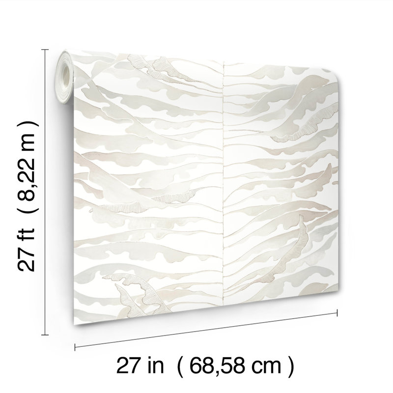 Feuille de papier peint à colonne, Neutre
