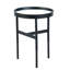 Loughman Mirror Glass Lamp Table
