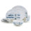Seaside 12-Piece Lightweight Chip-Resistant Bone China Dinnerware Set, Service for 4
