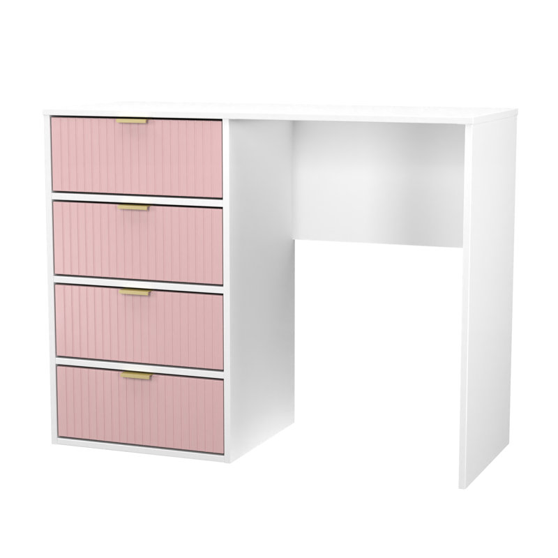 Beranda Dressing Table, Kobe Pink/White