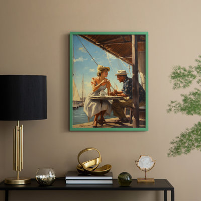 NAUTICAL Series DCXL, reproduction encadrée - bois massif