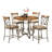 Jefferson 4 - Person Pedestal Dining Set