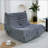 Bean bag Chair with button tufted back-1007813387