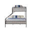 Lit superposé simple Caius Gunmetal