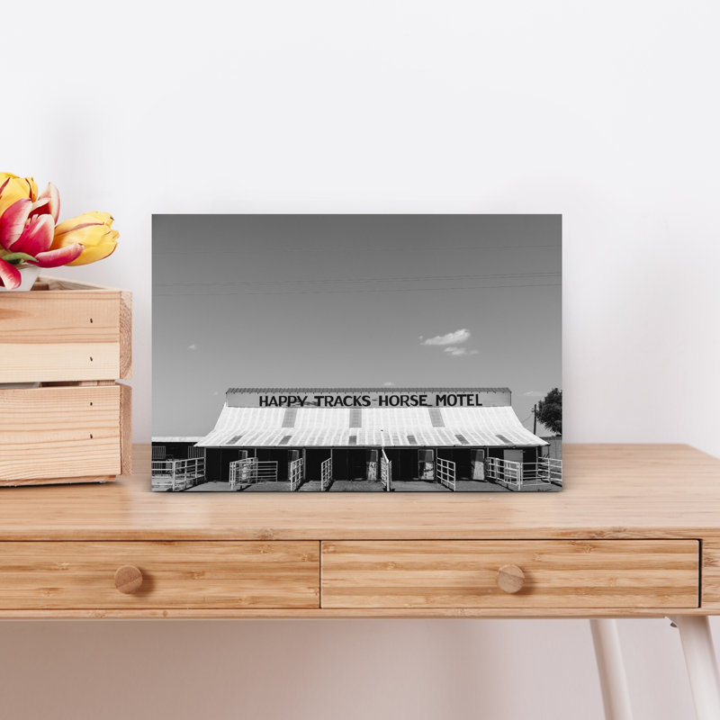 Horse Motel Abstract Contemporary Horse Summer Tree Wall Art Print 1 Piece Wrapped Canvas Wall Art, 45.72cm H x 30.48cm W