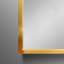 Armoire à pharmacie murale ou miroir encastrée en métal doré 16 x 28 pouces avec miroir