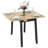 Extendable Dining Table Space-Saving Folding Kitchen Table W/Storage Compartment