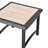 3-Piece Metal Patio Conversation Set With Beige Cushions