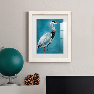 Great Blue Heron I - peinture encadrée