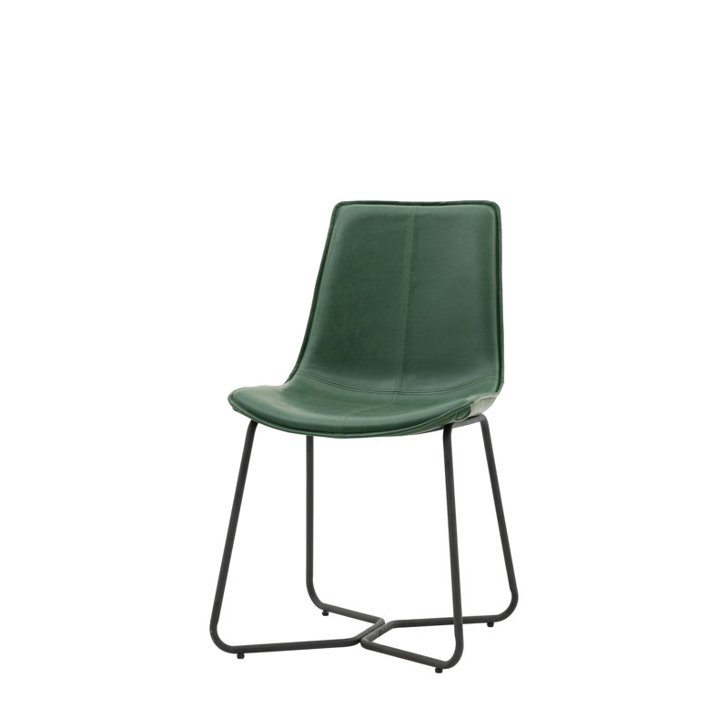 Dasantila 46.5cm H Fabric Upholstered Parsons Chair in Green