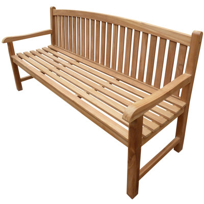 Cosgrove Oval Teak Wood Garden Bench