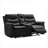 70.8'' Faux Leather Reclining Sofa-650110337