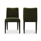 CALLA DINING CHAIR GREEN VELVET-M2