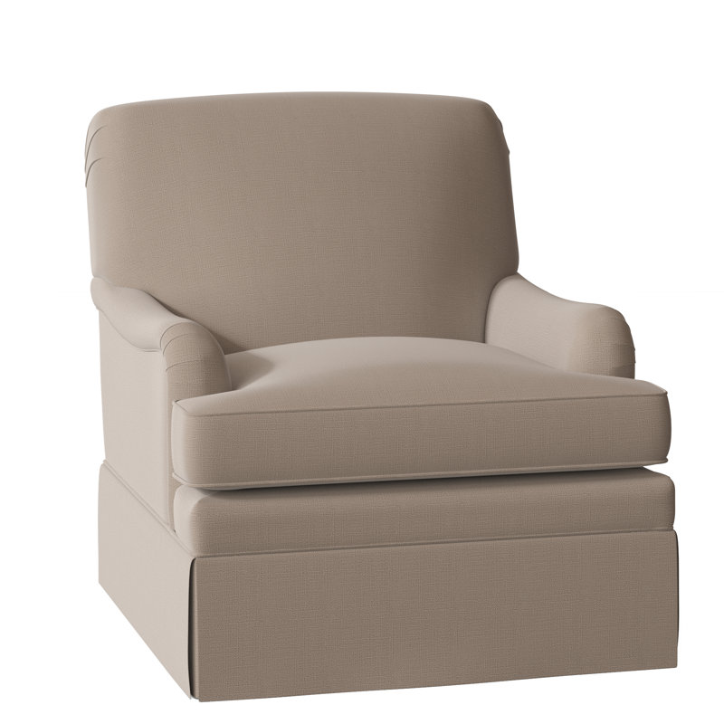 Fauteuil à housse de coussin de large de 31 po Stratford, Colombe Elizabeth