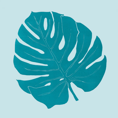 Papier Monstera - peinture sur toile tendue