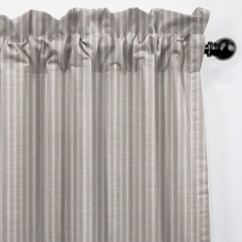 Paire de rideaux obscurcissant avec passe-tringle, Naturel, L 50 po x L 144 po