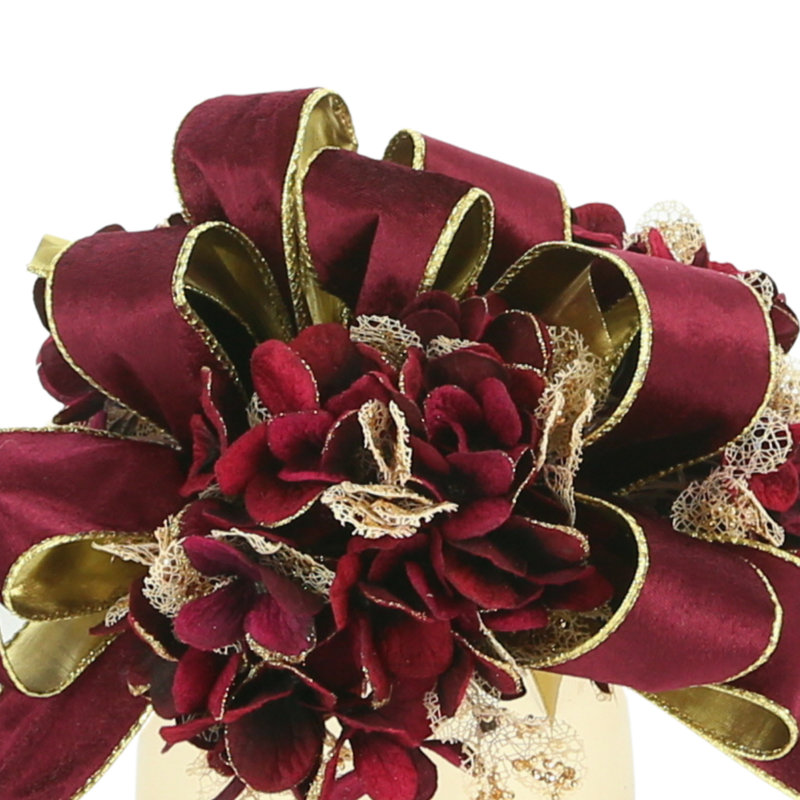 Polysilk Hydrangea Arrangement in Vase