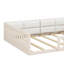 Lit plateforme tapissier en bois pleine grandeur avec garde-corps et coussin-2023341983