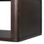 Table basse carrée pour salon en brun foncé Farmhouse Table basse avec rangement (table basse uniquement, sans chaises)
